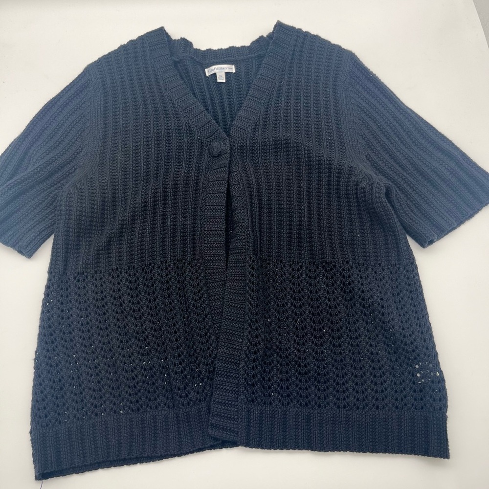 Croft & Barrow cardigan-black